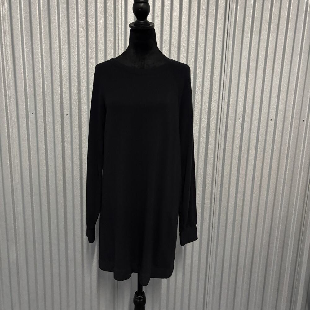 Enza Costa Sweatshirt Dress Womens Small Long Sleeve Crewneck‎ Pullover